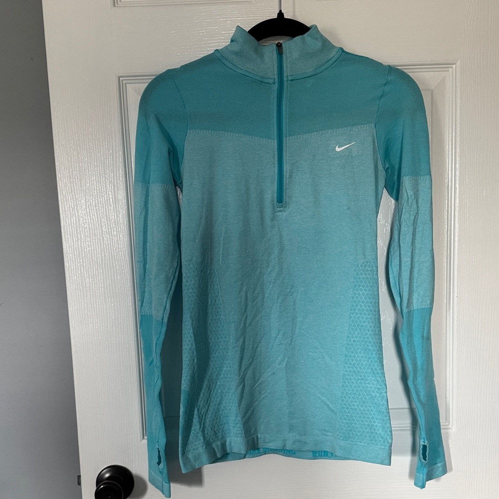 Nike Women's Teal Long Sleeve Top
